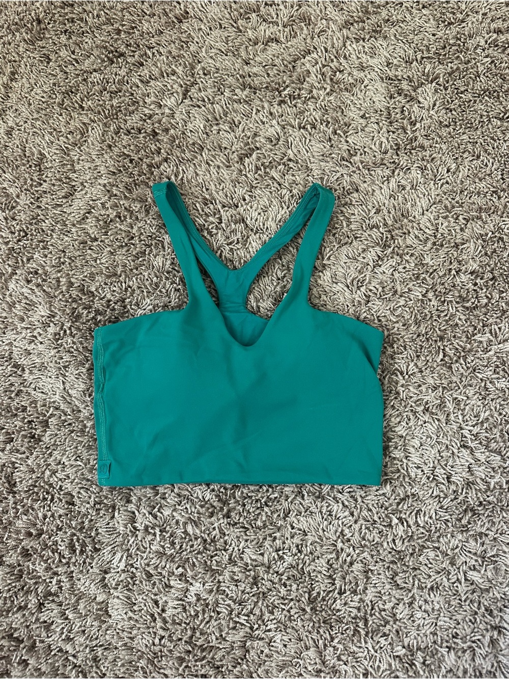 lululemon athletica Teal Green Sports Bra